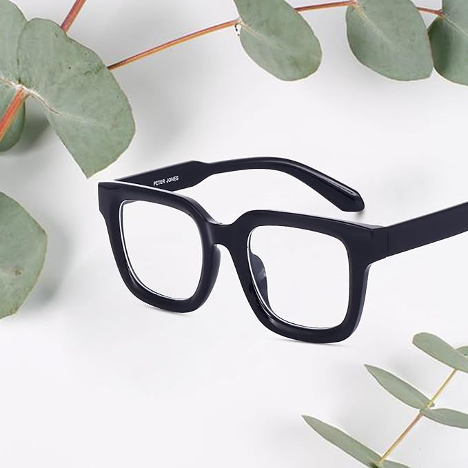 Peter Jones Square Unisex oversized Frame for men and women ( power lens Available)