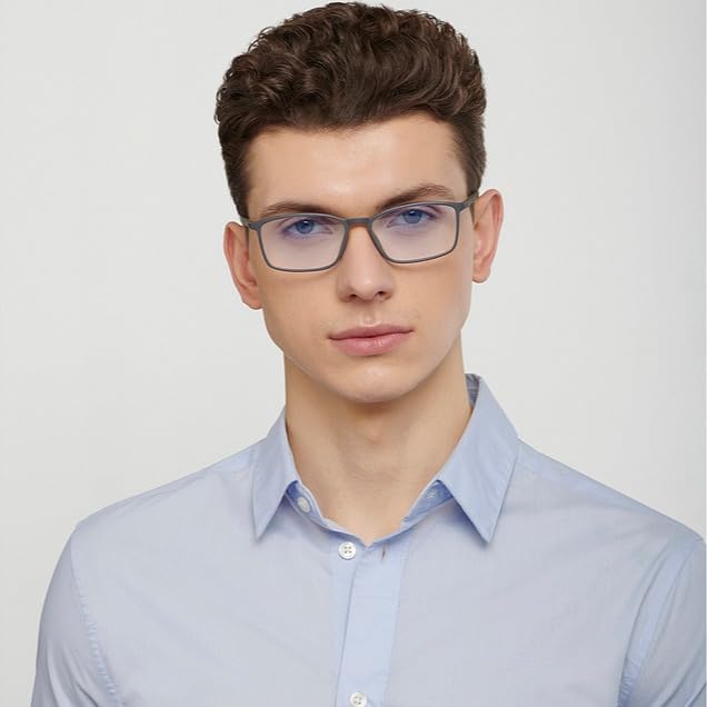 Full Rim Rectangular | For Men & Women | Medium size lightweight frame