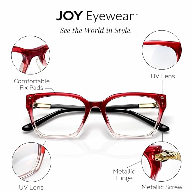 Cherry colour cateye desinger frame wore by celebrity fiber light weight frame