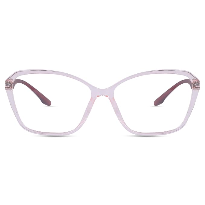 Matt Pink cateye Frame for women light weight fiber ( power lens Available)