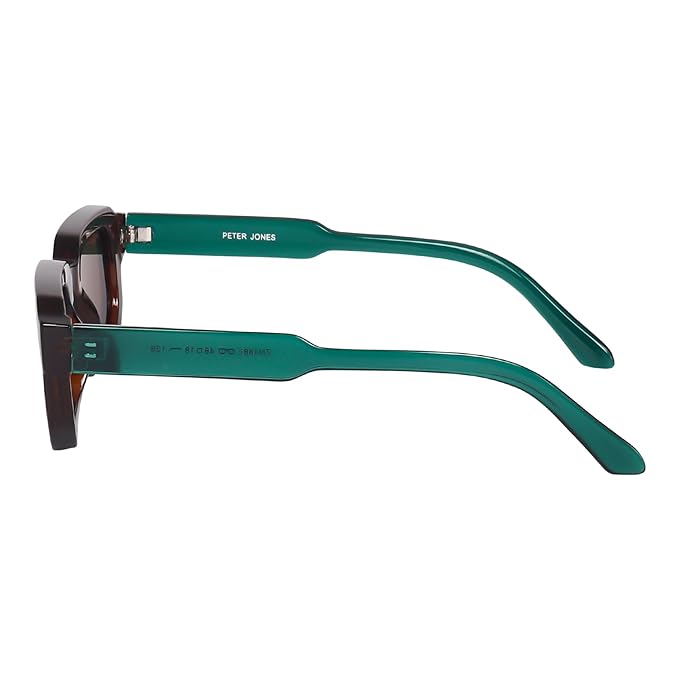 Peter Jones Brown Unisex Broad Frame Square UV/UB Protected Sunglasses for men and women