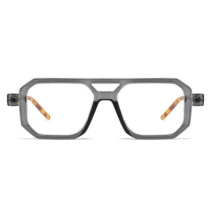 Trendy Blue Light Blocking Blue Cut Zero Power anti-glare Retro Square Eyeglasses frame for Eye Protection from UV Mobile/Laptop