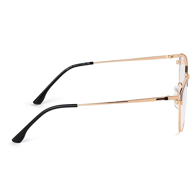 Square Spectacles Frames for Men Women | Metal titanium Frame ( power lens Available)