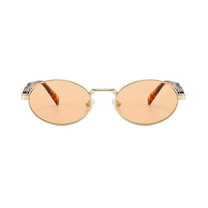 Flaunt Series Retro Oval Ellipse Sunglasses for Men &amp; Women | UV400 Protection | Dubai trendy glasses
