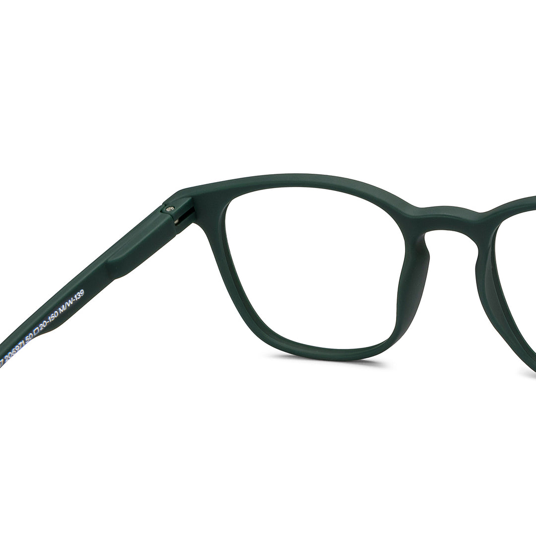 Military Green Full Rim Square  HUSTLR UAE Frame for men &amp; women