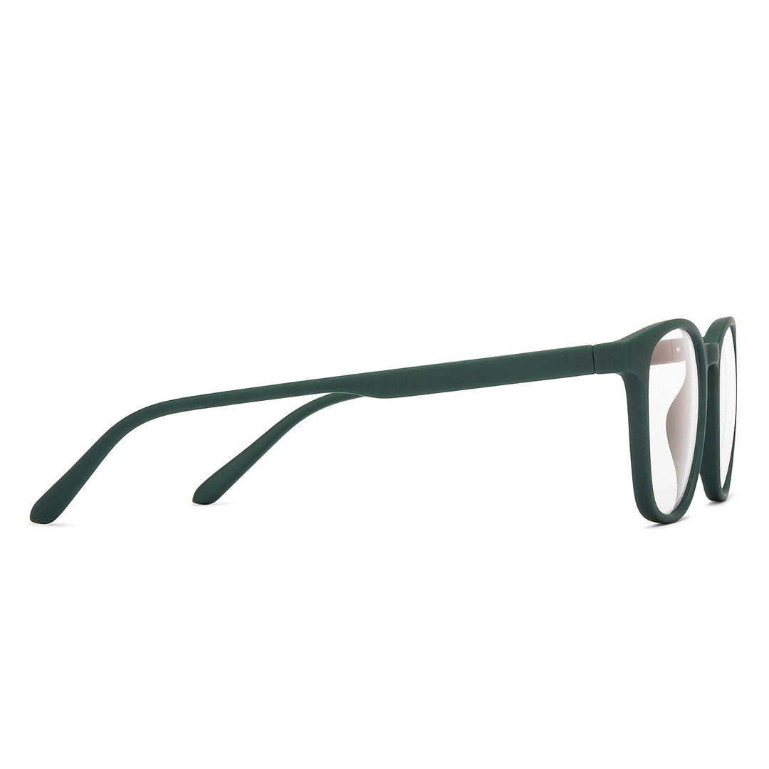 Military Green Full Rim Square  HUSTLR UAE Frame for men &amp; women