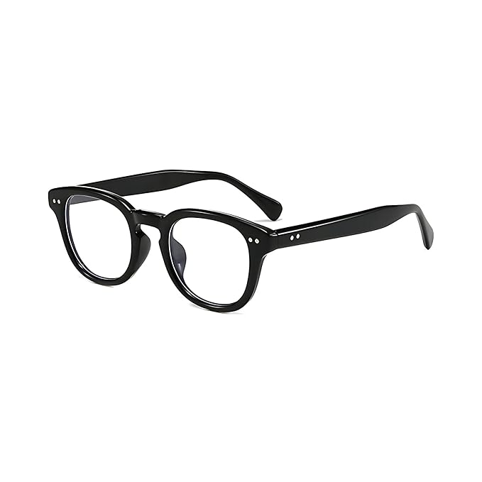 Dotted Series Panto Frame for Men &amp; Women | Retro Round Frame Lightweight ( power lens Available)