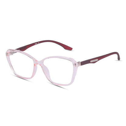 Matt Pink cateye Frame for women light weight fiber ( power lens Available)