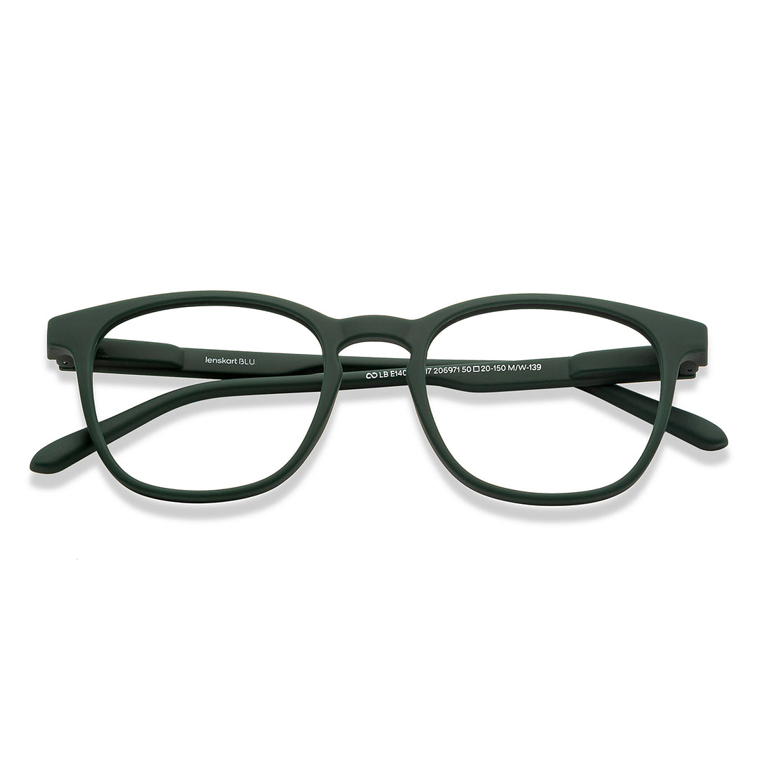 Military Green Full Rim Square  HUSTLR UAE Frame for men &amp; women