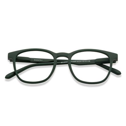 Military Green Full Rim Square  HUSTLR UAE Frame for men &amp; women