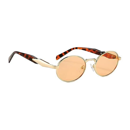 Flaunt Series Retro Oval Ellipse Sunglasses for Men &amp; Women | UV400 Protection | Dubai trendy glasses