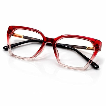 Cherry colour cateye desinger frame wore by celebrity fiber light weight frame