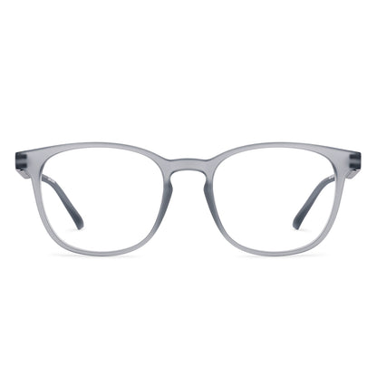 Matt grey square shape frame for men &amp; women