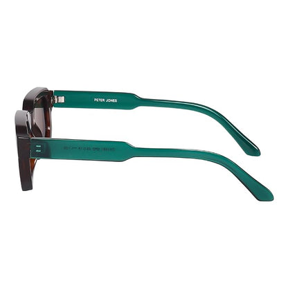 Peter Jones Brown Unisex Broad Frame Square UV/UB Protected Sunglasses for men and women