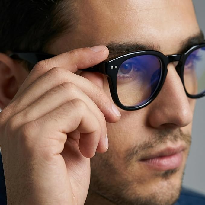 Dotted Series Panto Frame for Men &amp; Women | Retro Round Frame Lightweight ( power lens Available)