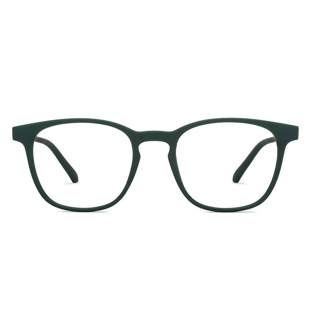 Military Green Full Rim Square  HUSTLR UAE Frame for men &amp; women