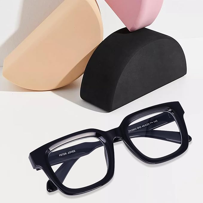 Peter Jones Square Unisex oversized Frame for men and women ( power lens Available)