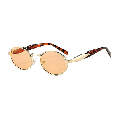Flaunt Series Retro Oval Ellipse Sunglasses for Men &amp; Women | UV400 Protection | Dubai trendy glasses