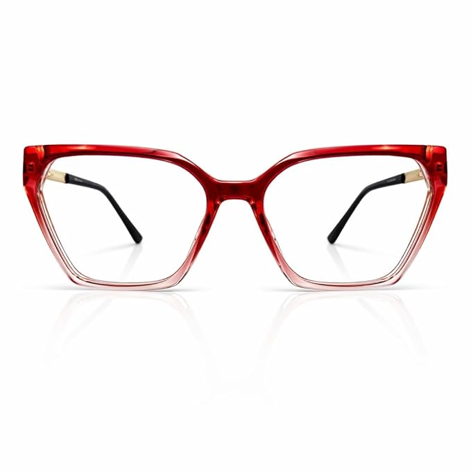 Cherry colour cateye desinger frame wore by celebrity fiber light weight frame