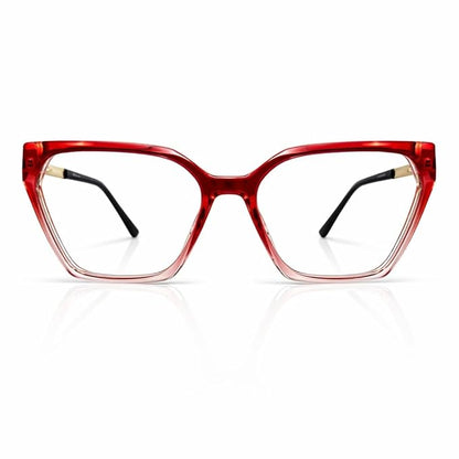 Cherry colour cateye desinger frame wore by celebrity fiber light weight frame
