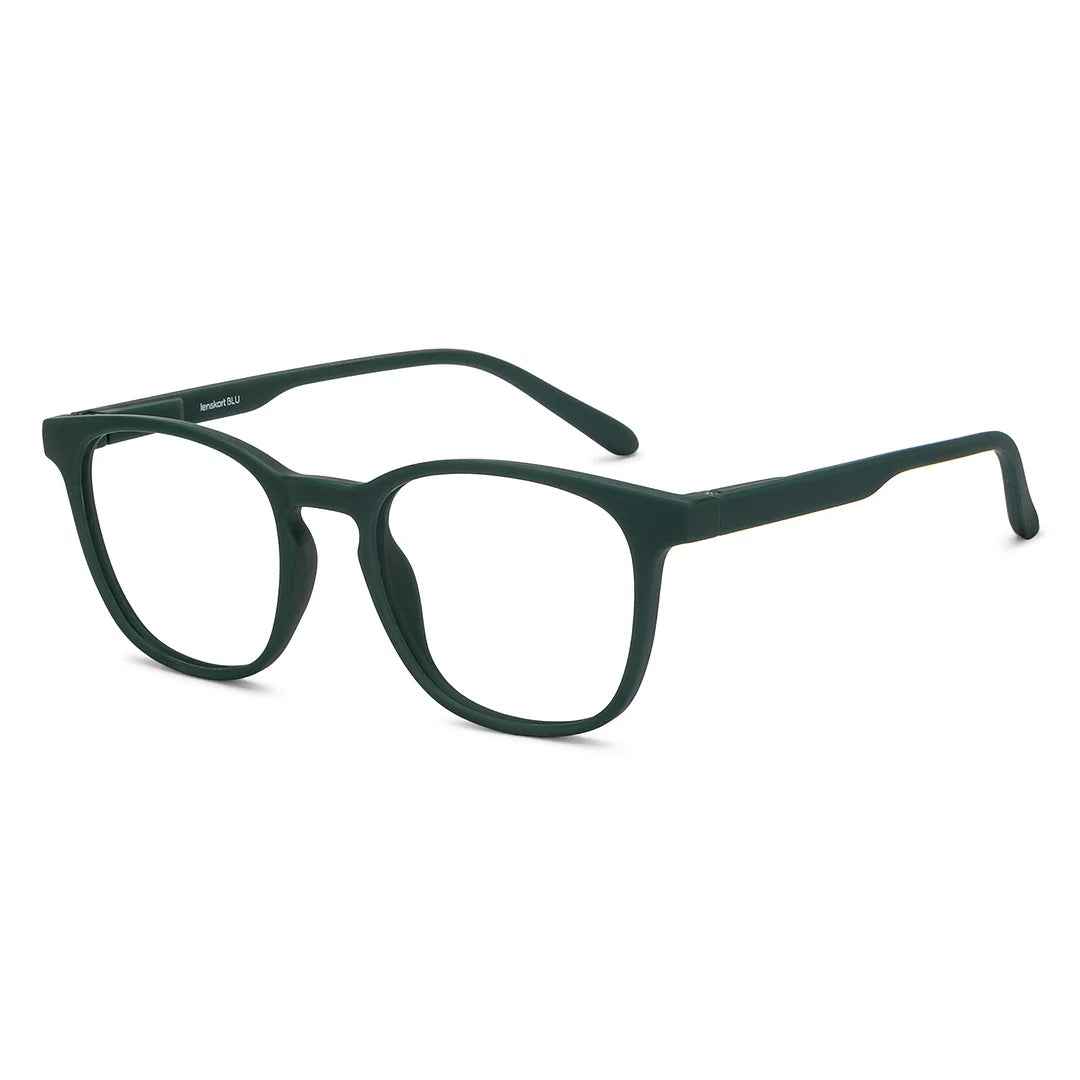 Military Green Full Rim Square  HUSTLR UAE Frame for men &amp; women