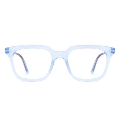Hustler big sizes matt ice blue colour square Frame for men &amp; women