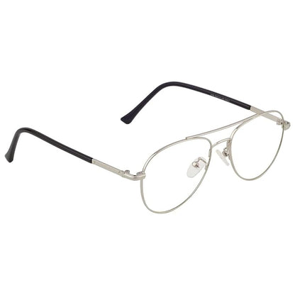 Metal Avitor silver frame for men ( power lens Available)